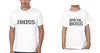 The Boss  The Real Boss Father and Son Matching T-Shirt- KidsFashionVilla