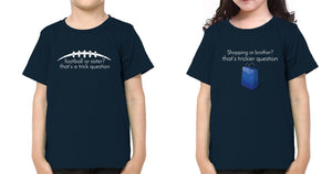 Shopping for Brother-Sister Kid Half Sleeves T-Shirts -KidsFashionVilla