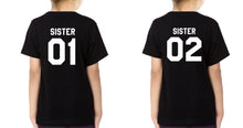 Load image into Gallery viewer, Sister 01 02 Sister-Sister Kids Half Sleeves T-Shirts -KidsFashionVilla
