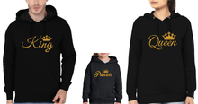 Load image into Gallery viewer, King Princess Queen Family Hoodies-KidsFashionVilla
