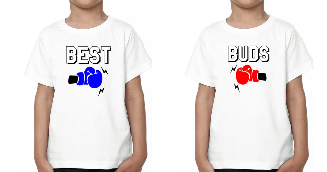 Best Buds Brother-Brother Kids Half Sleeves T-Shirts -KidsFashionVilla