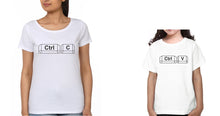 Load image into Gallery viewer, Ctrl C &amp; Ctrl V Mother and Daughter Matching T-Shirt- KidsFashionVilla
