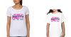 My Mom is Pretty & My Baby is Pretty Mother and Daughter Matching T-Shirt- KidsFashionVilla