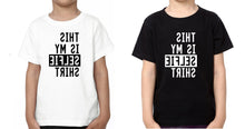 Load image into Gallery viewer, This Is My Selfie shirt Brother-Brother Kids Half Sleeves T-Shirts -KidsFashionVilla
