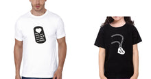 Load image into Gallery viewer, Key Chain, Heart Father and Daughter Matching T-Shirt- KidsFashionVilla
