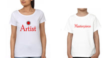 Load image into Gallery viewer, Artist Masterpiece Mother and Son Matching T-Shirt- KidsFashionVilla
