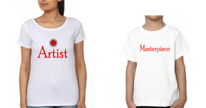 Artist Masterpiece Mother and Son Matching T-Shirt- KidsFashionVilla