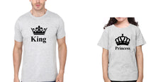 Load image into Gallery viewer, King Princess Father and Daughter Matching T-Shirt- KidsFashionVilla
