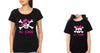 Big Zombie Lil Zombie Mother and Daughter Matching T-Shirt- KidsFashionVilla