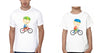 Bicycle Father and Son Matching T-Shirt- KidsFashionVilla