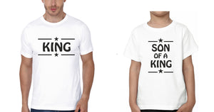 King Son Of King Father and Son Matching T-Shirt- KidsFashionVilla