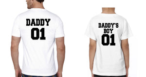 Daddy01 Daddy's boy01 Father and Son Matching T-Shirt- KidsFashionVilla