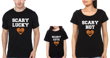Load image into Gallery viewer, Scary Lucky Hot Cute Family Half Sleeves T-Shirts-KidsFashionVilla
