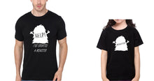 Load image into Gallery viewer, Help Monster Father and Daughter Matching T-Shirt- KidsFashionVilla
