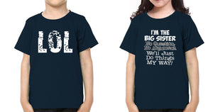 Lol Brother-Sister Kid Half Sleeves T-Shirts -KidsFashionVilla