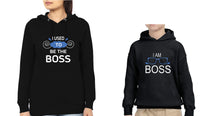 Load image into Gallery viewer, I Used To Be Boss &amp; I Am Boss Mother and Son Matching Hoodies- KidsFashionVilla
