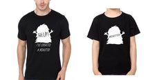 Load image into Gallery viewer, Help Monster Father and Son Matching T-Shirt- KidsFashionVilla
