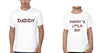 Daddy &Daddy's Little Boy Father and Son Matching T-Shirt- KidsFashionVilla