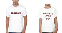 Load image into Gallery viewer, Daddy &amp;Daddy&#39;s Little Boy Father and Son Matching T-Shirt- KidsFashionVilla
