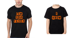 Iam Your Father I Know Father and Son Matching T-Shirt- KidsFashionVilla