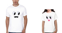 Load image into Gallery viewer, Eyes Lips Father and Daughter Matching T-Shirt- KidsFashionVilla
