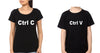 CTRL C CTRL V Mother and Son Matching T-Shirt- KidsFashionVilla