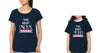 The Best Mom In The World The Best Kid In The World Mother and Daughter Matching T-Shirt- KidsFashionVilla