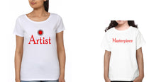 Load image into Gallery viewer, Artist &amp; Masterpiece Mother and Daughter Matching T-Shirt- KidsFashionVilla
