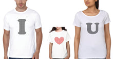 Load image into Gallery viewer, I Love U Family Half Sleeves T-Shirts-KidsFashionVilla
