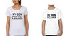 My Son Grew Up To be A soldier Born soildier Mother and Son Matching T-Shirt- KidsFashionVilla