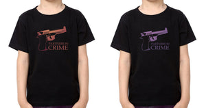 Partners In Crime Brother-Brother Kids Half Sleeves T-Shirts -KidsFashionVilla