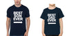 Best Dad Ever Best  Son Ever Father and Son Matching T-Shirt- KidsFashionVilla