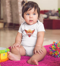 Load image into Gallery viewer, IPL Sunrises Hyderabad Rompers for Baby Girl- KidsFashionVilla
