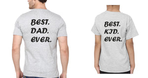 Best Dad Ever Best Kid Ever Father and Son Matching T-Shirt- KidsFashionVilla