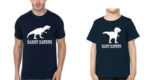 Load image into Gallery viewer, DaddySaurus BabySaurus Father and Son Matching T-Shirt- KidsFashionVilla

