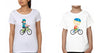 Bicycle Mother and Son Matching T-Shirt- KidsFashionVilla