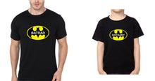 Load image into Gallery viewer, Batdad Batbaby Father and Son Matching T-Shirt- KidsFashionVilla
