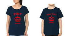 Load image into Gallery viewer, Pint Half pint Mother and Son Matching T-Shirt- KidsFashionVilla
