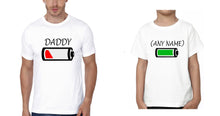 Load image into Gallery viewer, Daddy Any Name Father and Son Matching T-Shirt- KidsFashionVilla
