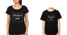 Load image into Gallery viewer, Perfect Mom Perfect Son Mother and Son Matching T-Shirt- KidsFashionVilla
