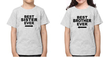 Load image into Gallery viewer, Best Brother Ever Best Sister Ever Brother-Sister Kid Half Sleeves T-Shirts -KidsFashionVilla
