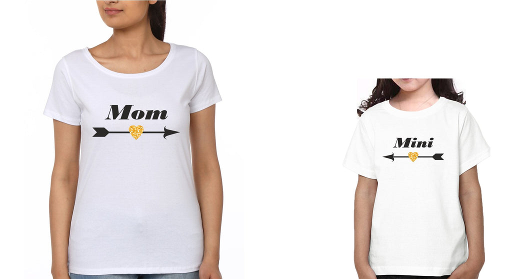 Mom & Mini Mother and Daughter Matching T-Shirt- KidsFashionVilla