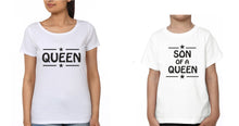 Load image into Gallery viewer, Queen Son of a queen Mother and Son Matching T-Shirt- KidsFashionVilla
