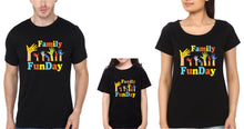 Load image into Gallery viewer, Family Funday Family Half Sleeves T-Shirts-KidsFashionVilla
