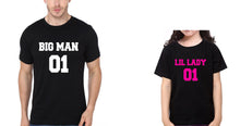Load image into Gallery viewer, Big Man 01 Lil Lady 01 Father and Daughter Matching T-Shirt- KidsFashionVilla
