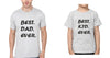 Best Dad Ever Best Kid Ever Father and Son Matching T-Shirt- KidsFashionVilla