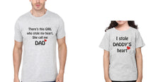 Load image into Gallery viewer, I Stole Daddy&#39;s  Heart Father and Daughter Matching T-Shirt- KidsFashionVilla
