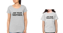 Load image into Gallery viewer, I Am Your Mother I Am Your Daughter Mother and Daughter Matching T-Shirt- KidsFashionVilla
