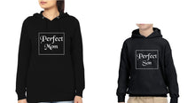 Load image into Gallery viewer, Perfect Mom Perfect Son Mother and Son Matching Hoodies- KidsFashionVilla
