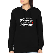 Load image into Gallery viewer, My Greatest Blessings Call Me Mommy Mother and Daughter Matching Hoodies- KidsFashionVilla
